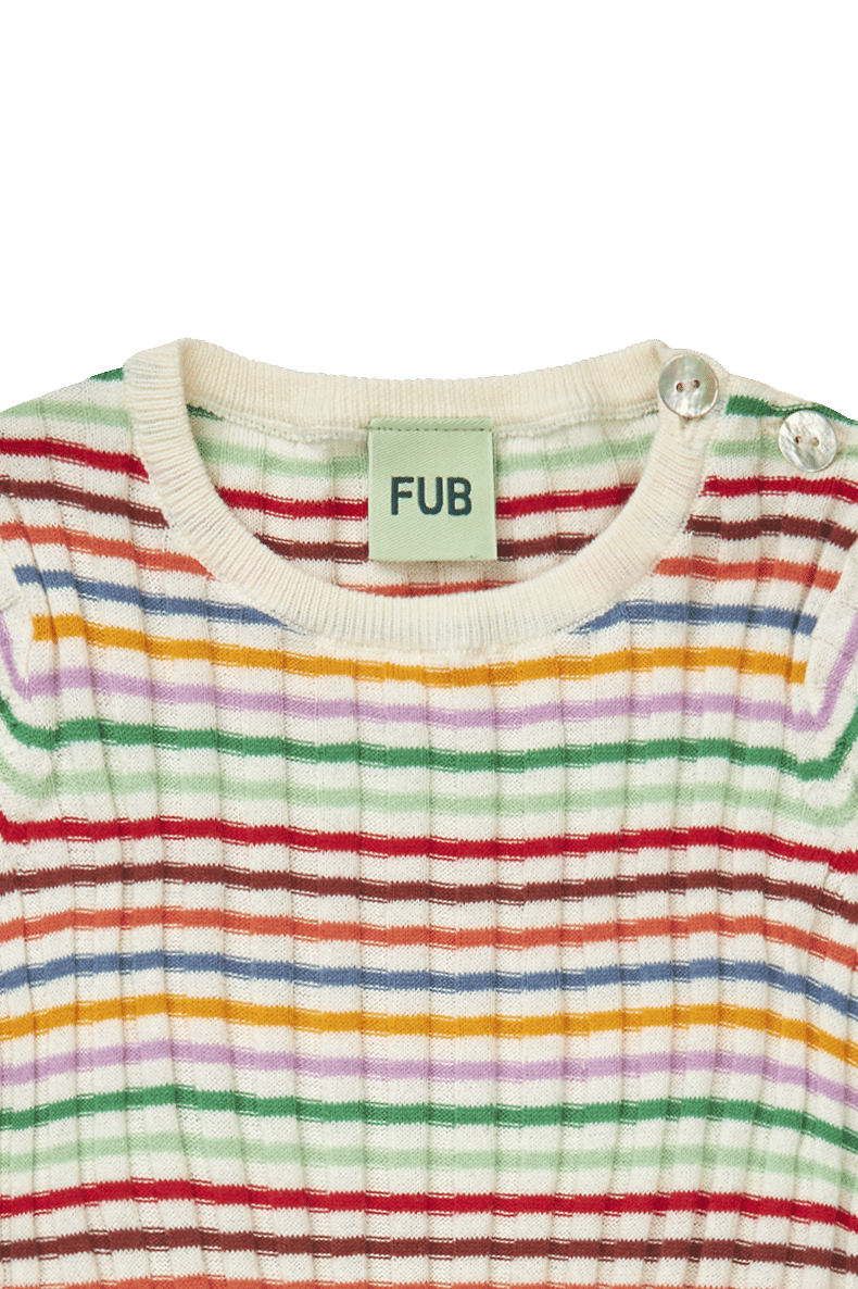 FUB Baby Rib Body - multi stripe image 1