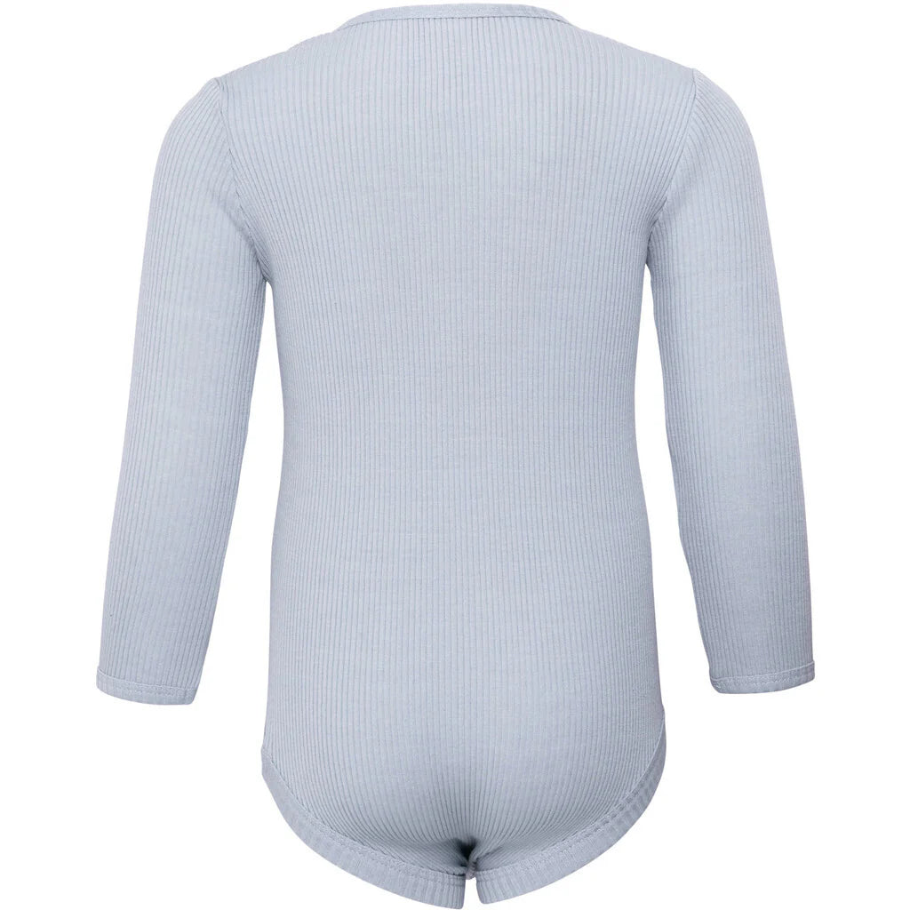 Minimalisma Bono Silk and Cotton bodysuit - Clearwater image 1