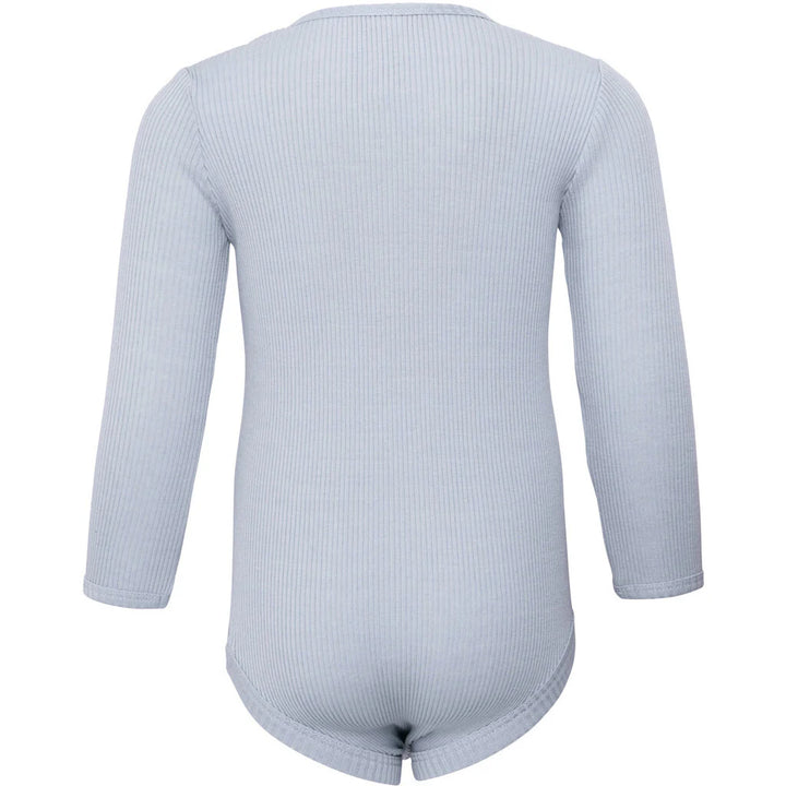 Minimalisma Bono Silk and Cotton bodysuit - Clearwater image 1