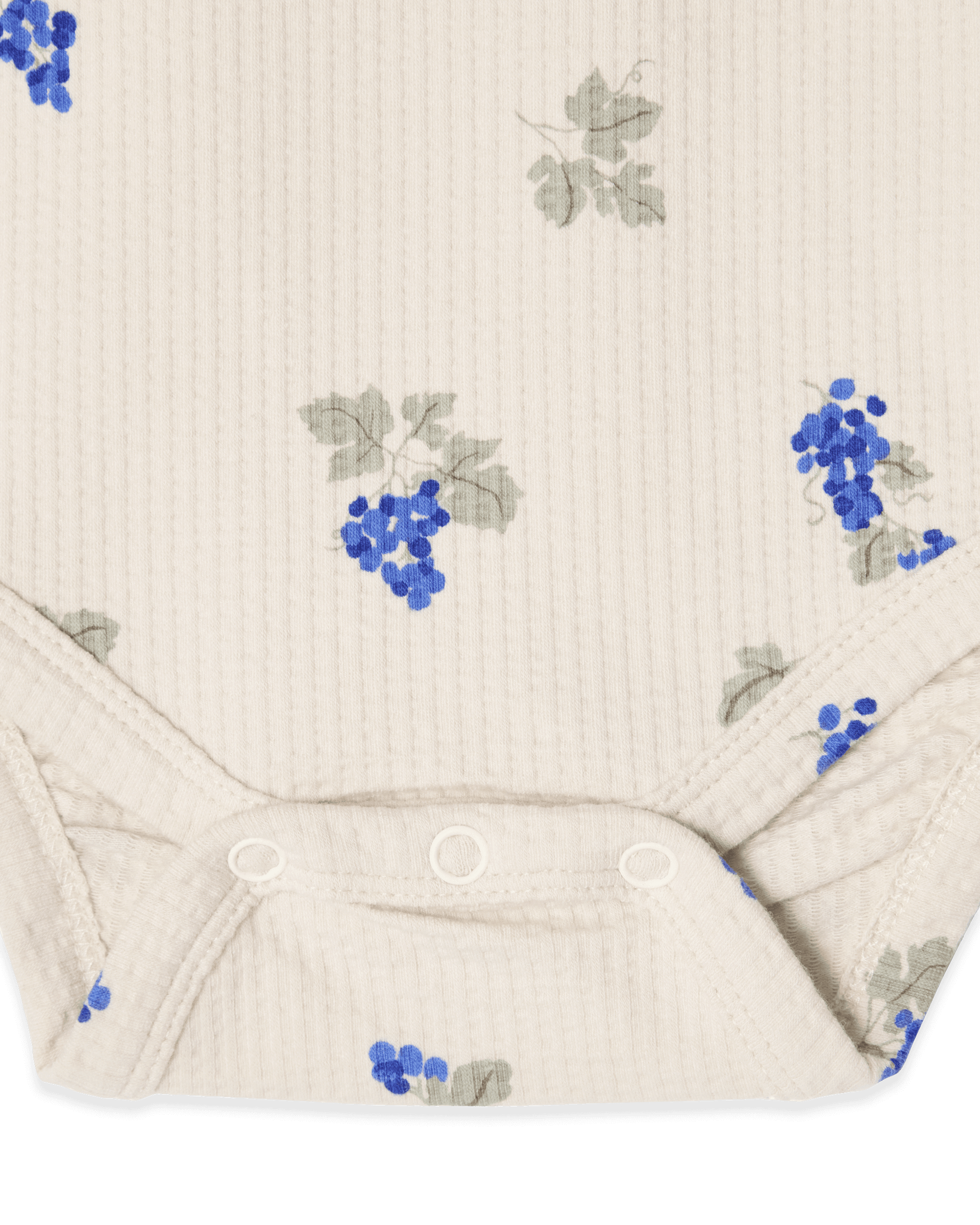 Garbo&Friends Structured Jersey LS Body | Grapes Ecru image 1
