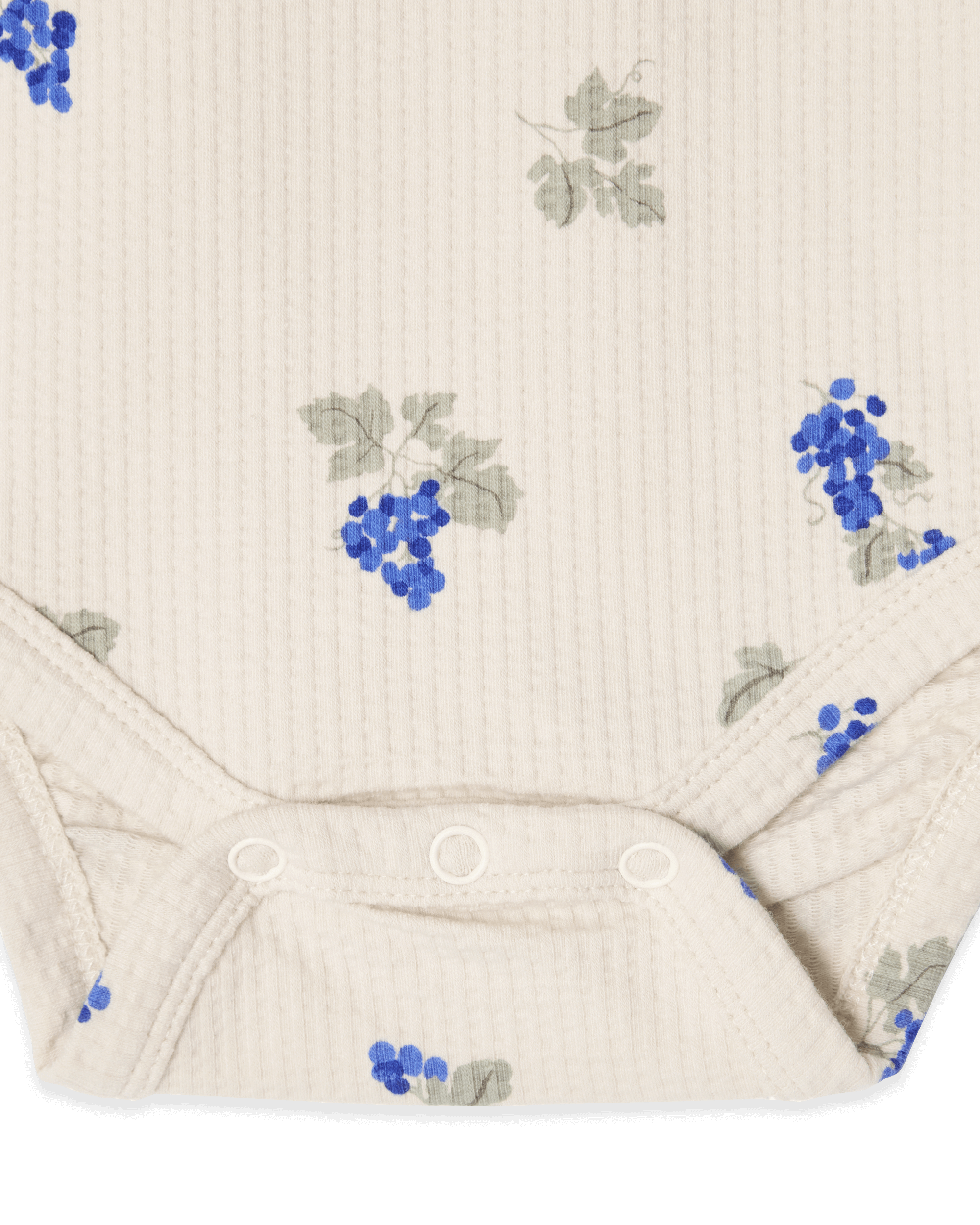 Garbo&Friends Structured Jersey LS Body | Grapes Ecru image 1