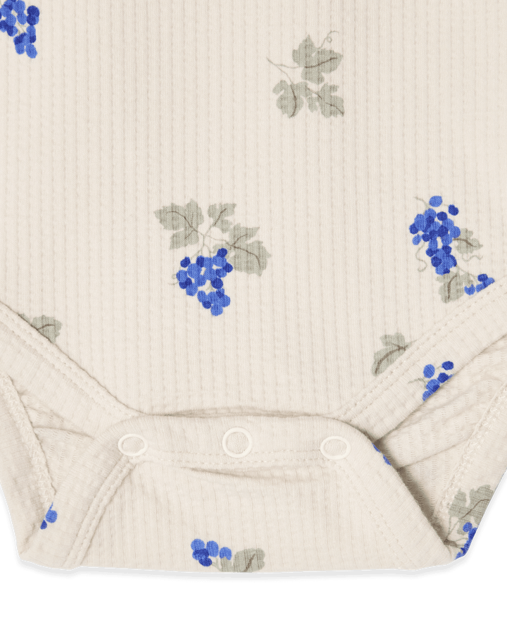 Garbo&Friends Structured Jersey LS Body | Grapes Ecru image 1