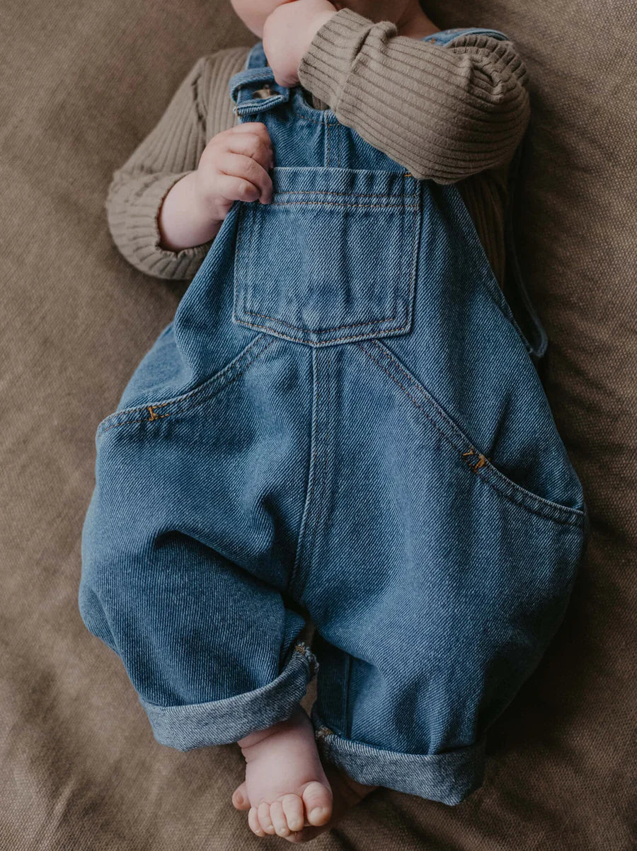 The Simple Folk The Oversized Denim Dungaree image 0