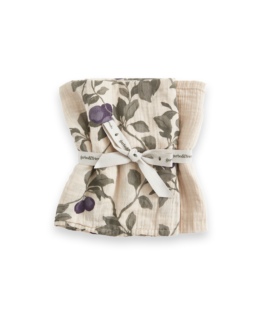 Garbo&Friends Muslin Blanket 2 pcs - Plum image 0
