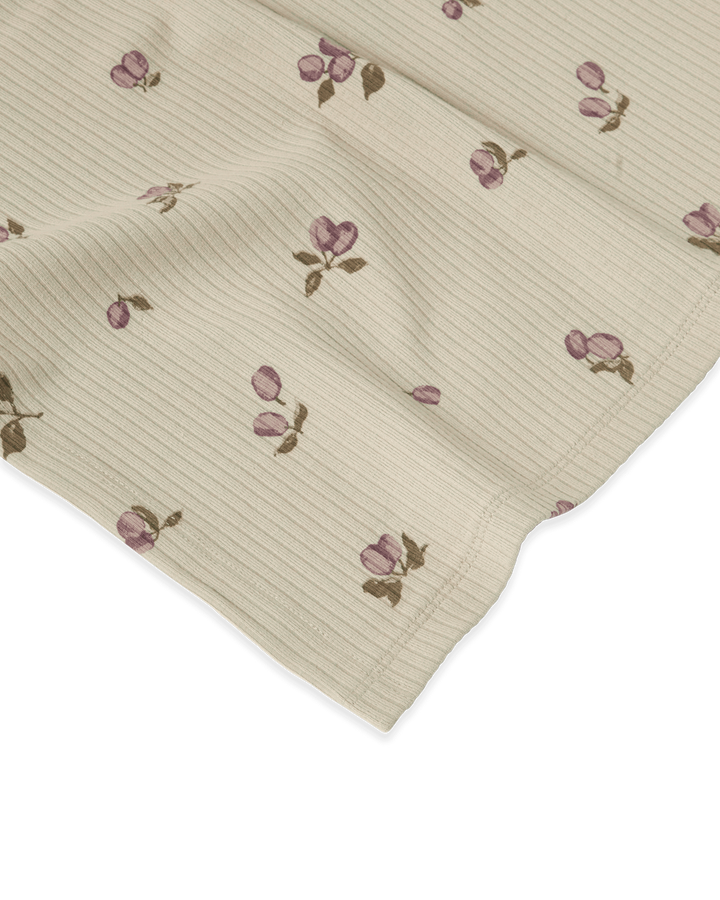 Garbo&amp;Friends Rib Jersey Blanket - Prune Green image 1