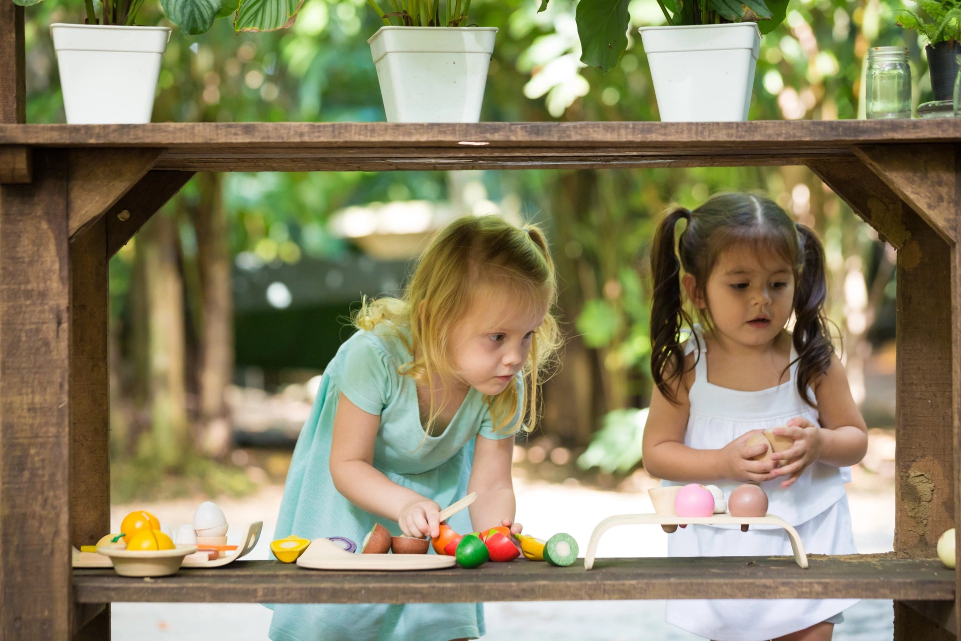 PlanToys Fruit And Vegetable Wood Toy image 1