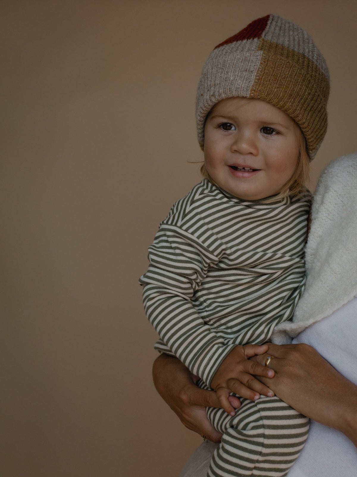 Fern Stripes Turtle Neck Top