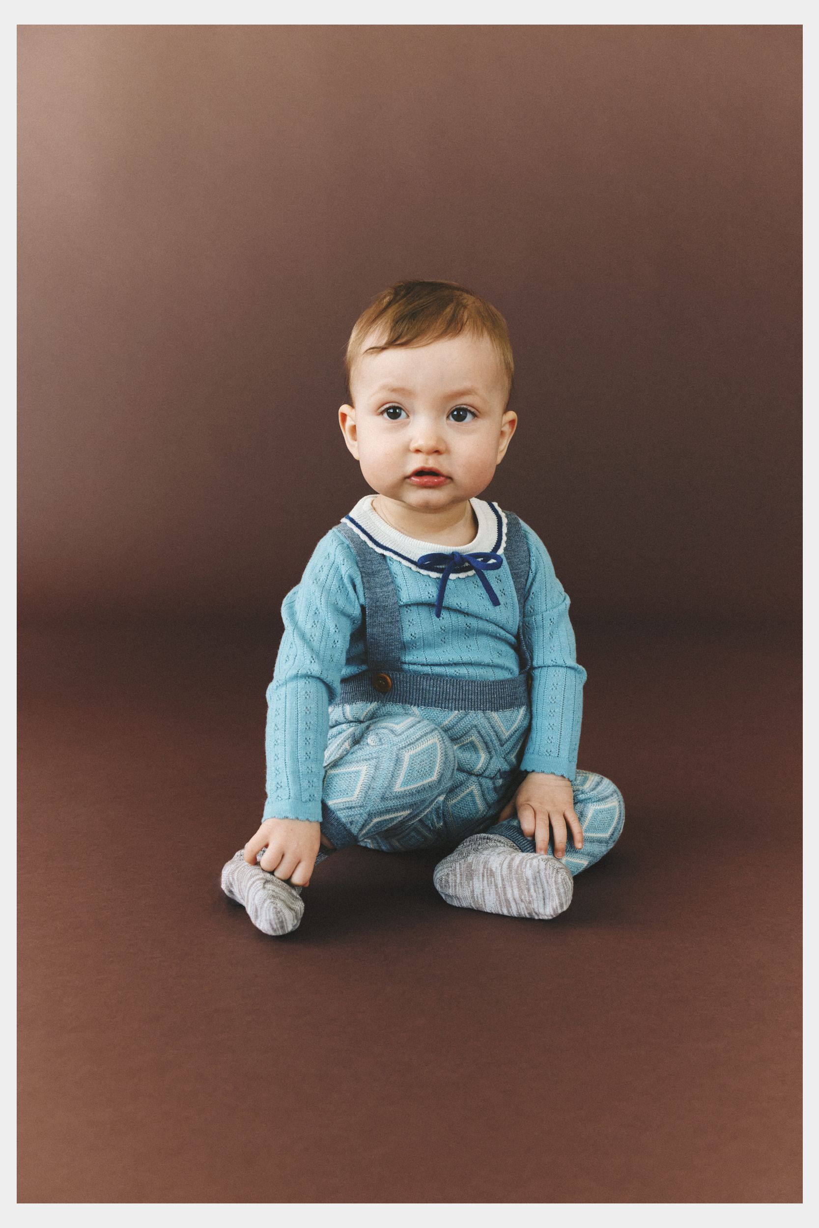 Baby Harlekin Overalls | steel