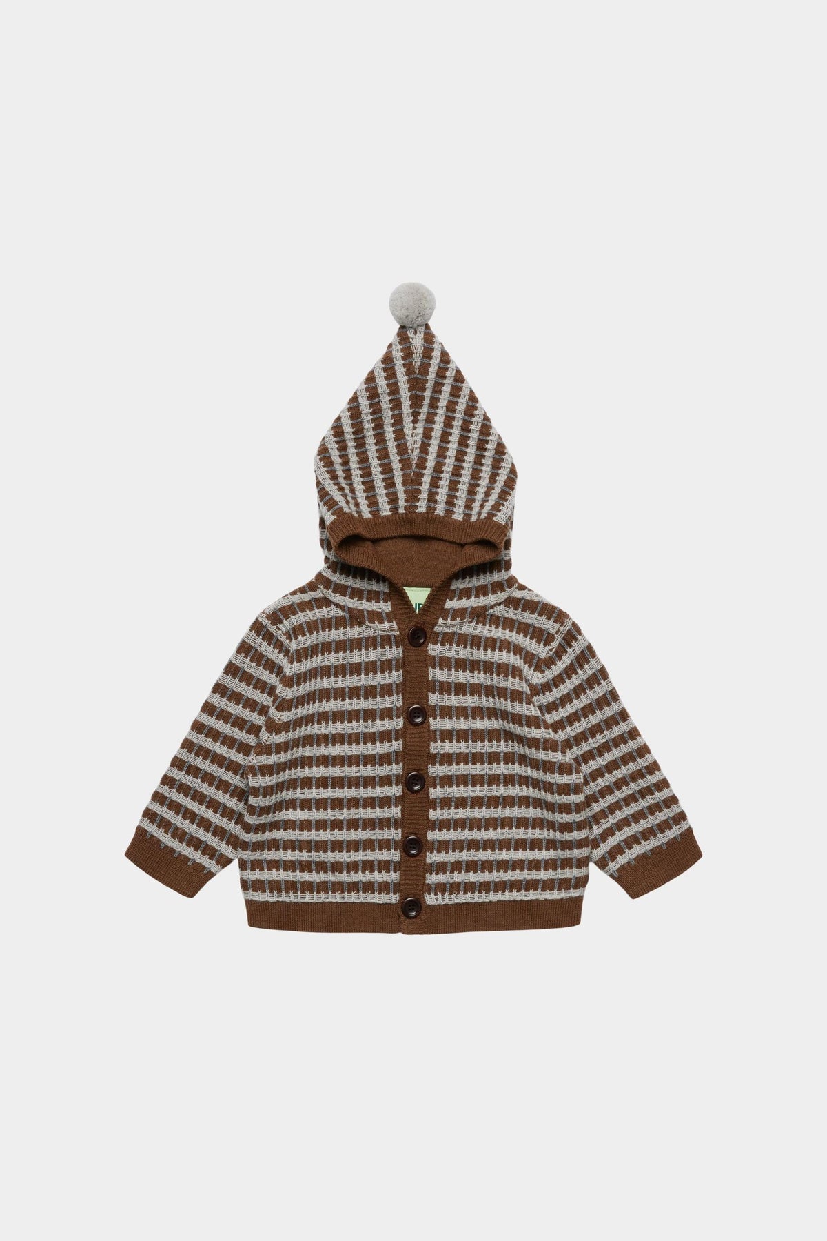 Baby Multi Cardigan | hazel melange/ light grey melange/steel