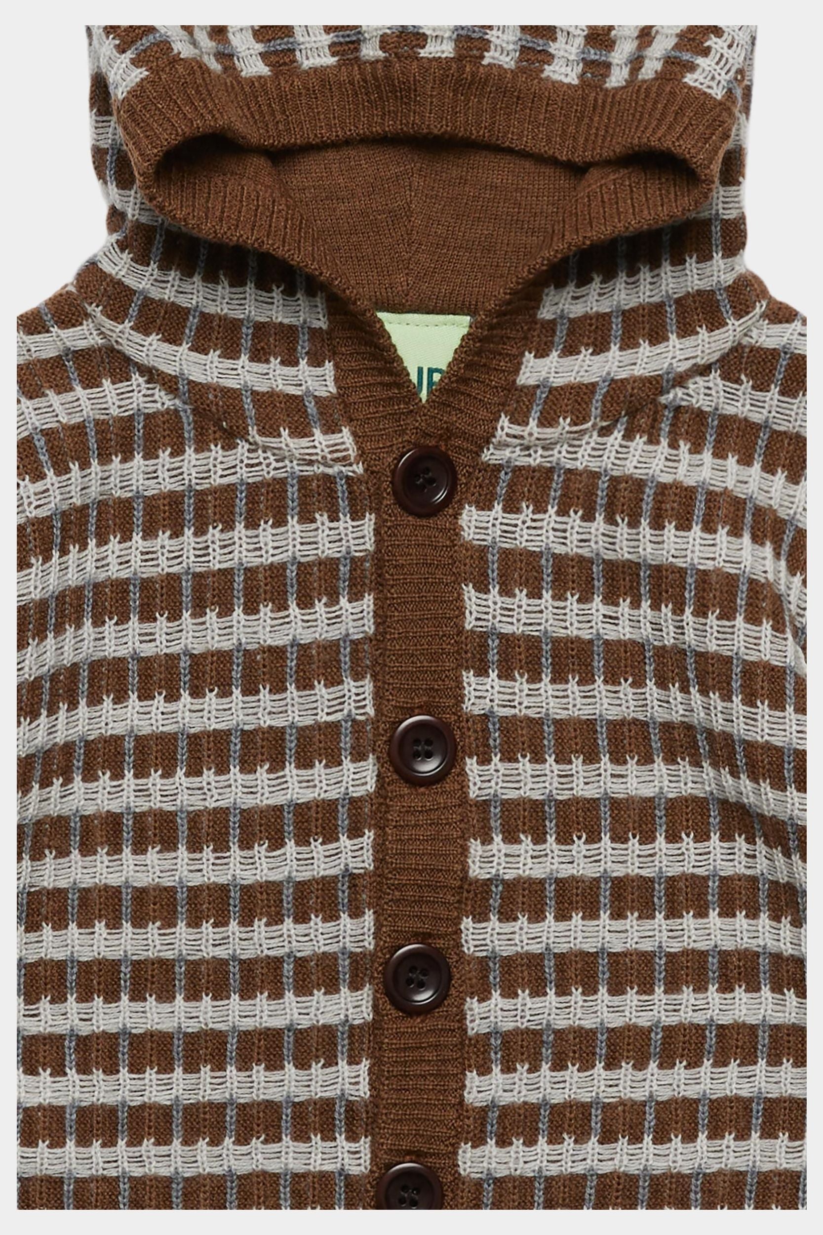 Baby Multi Cardigan | hazel melange/ light grey melange/steel