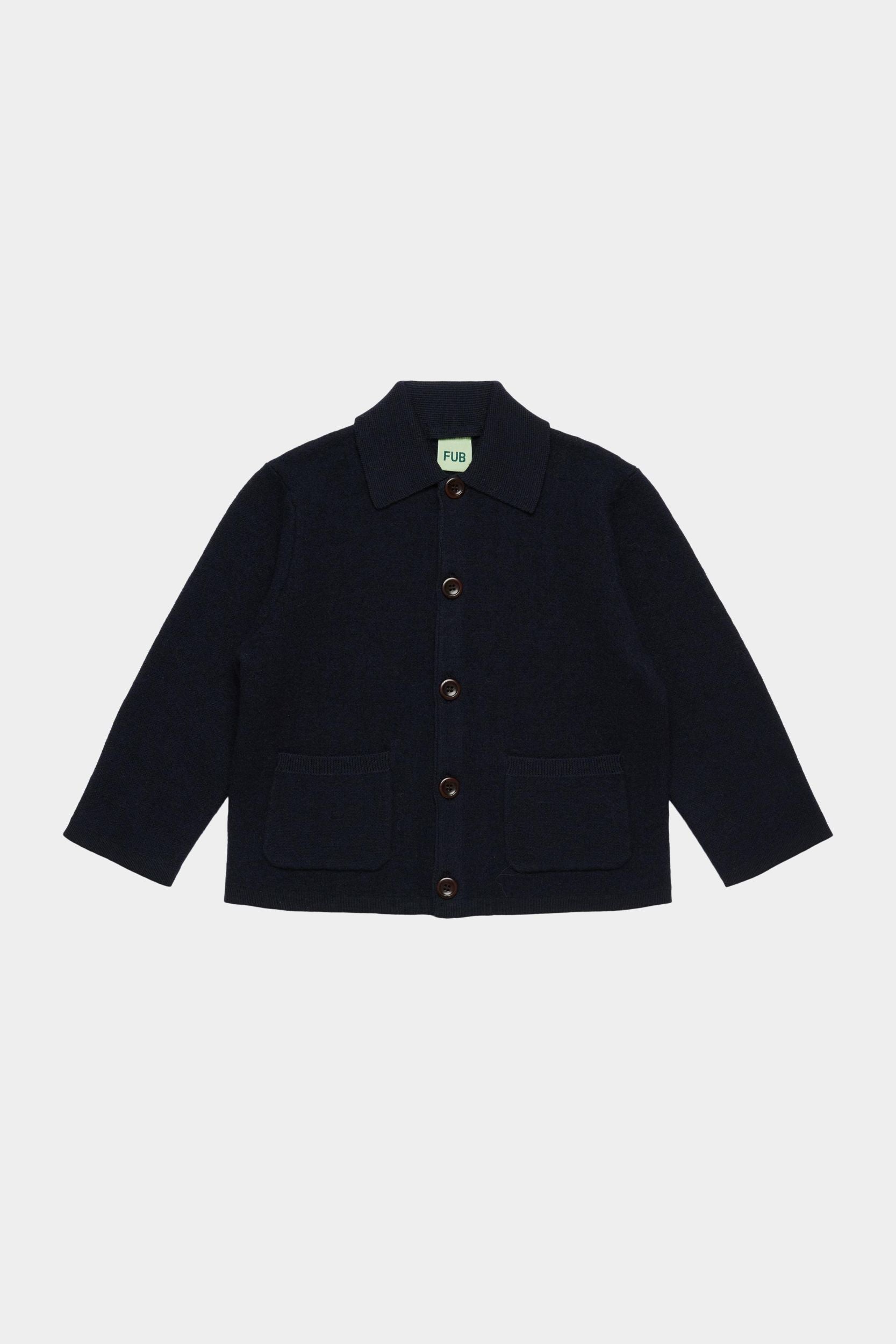 Felted Jacket | dark navy