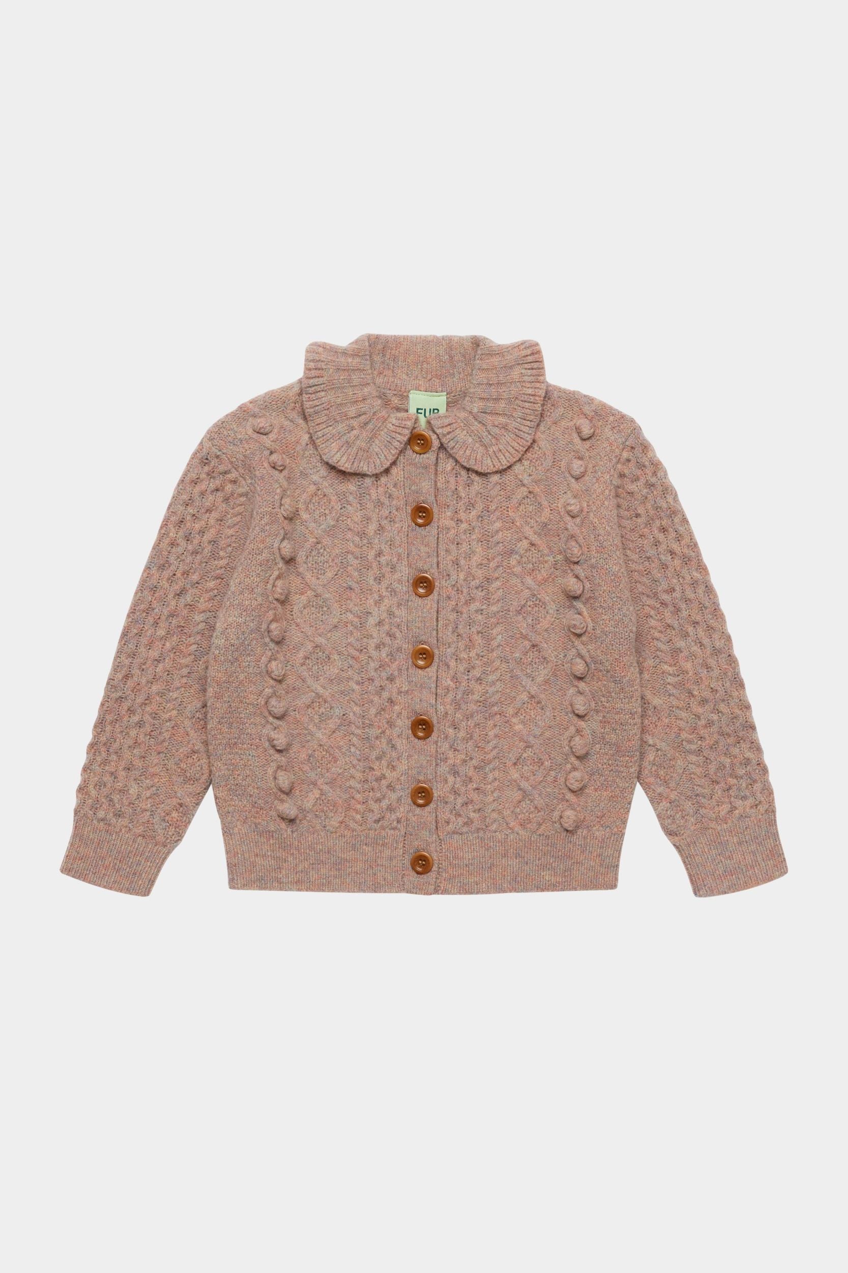 Lambswool Aran Cardigan | tivoli