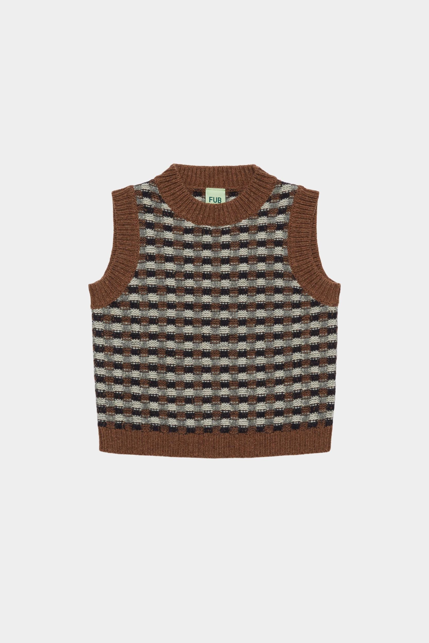Lambswool Vest | hazel melange