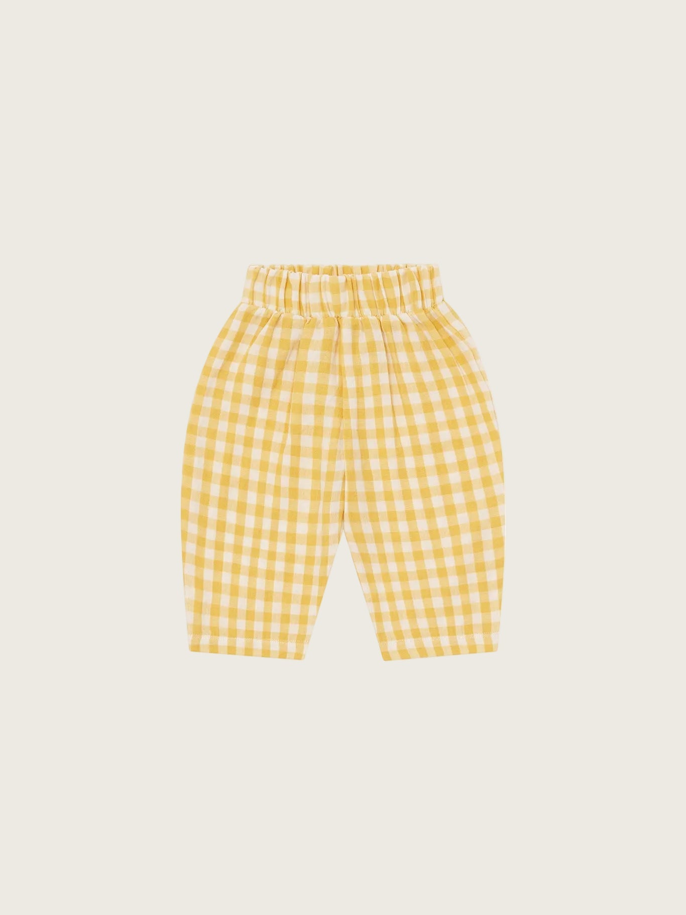 Honeycomb Gingham Fisherman Pants