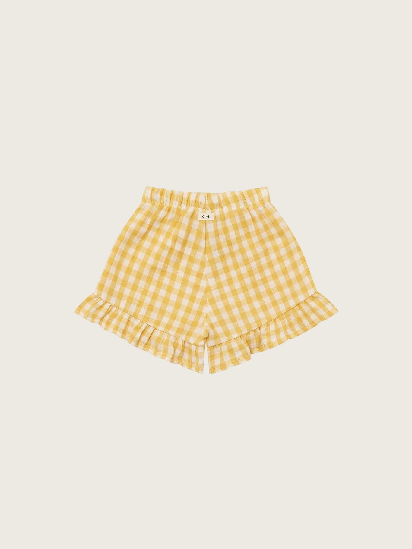 Honeycomb Gingham Frill Shorts