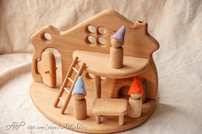 Double sided Wooden Doll House