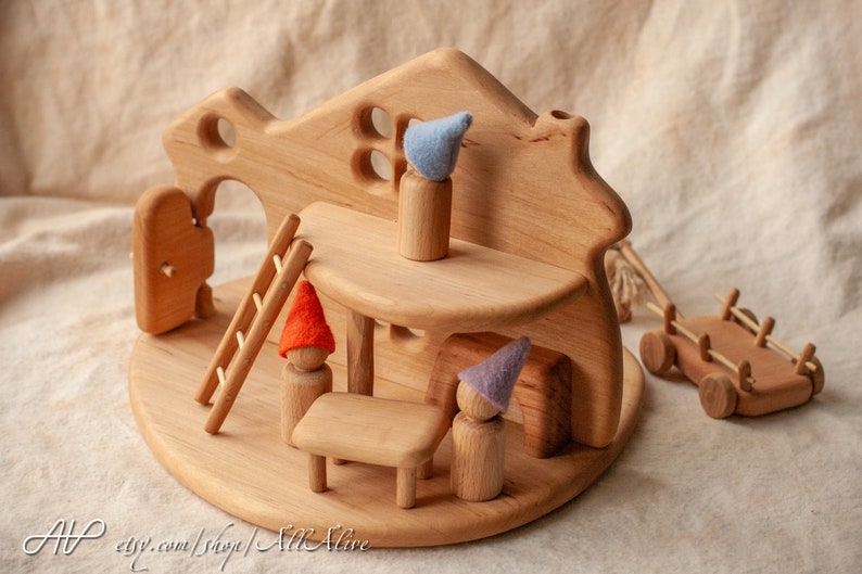 Double sided Wooden Doll House