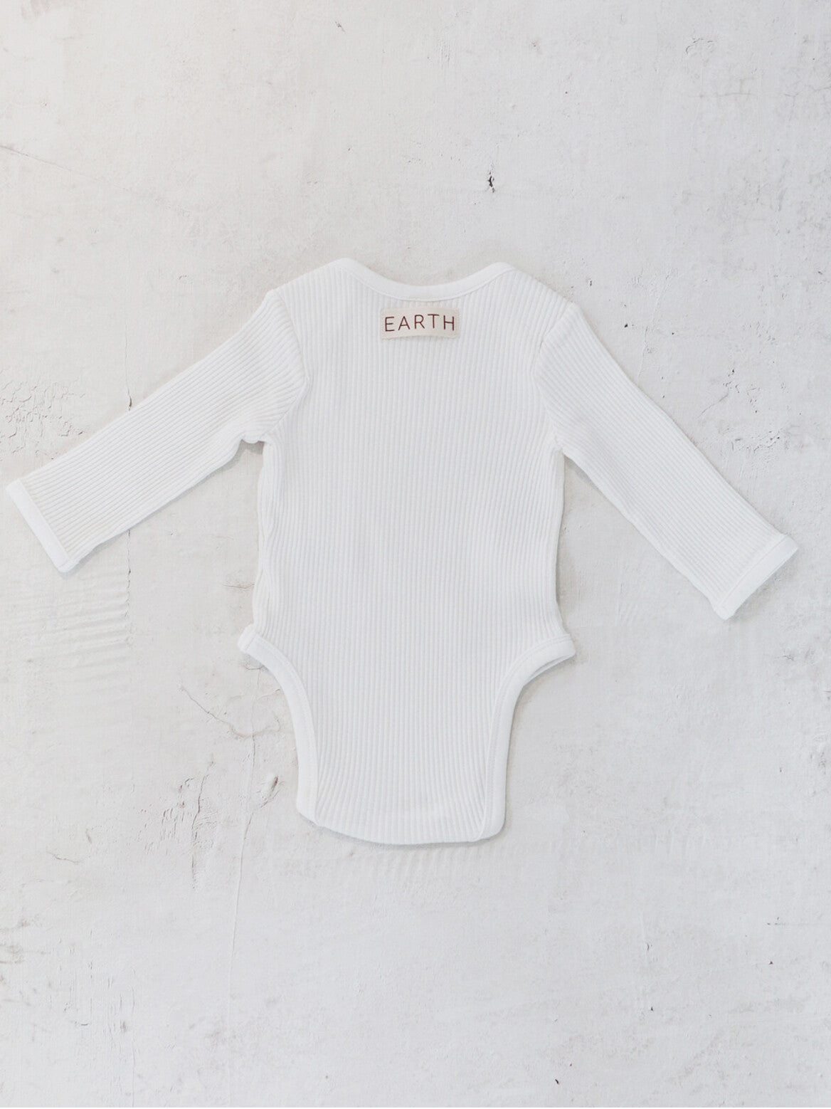 Long Sleeve Baby Suit - Ecru Cream