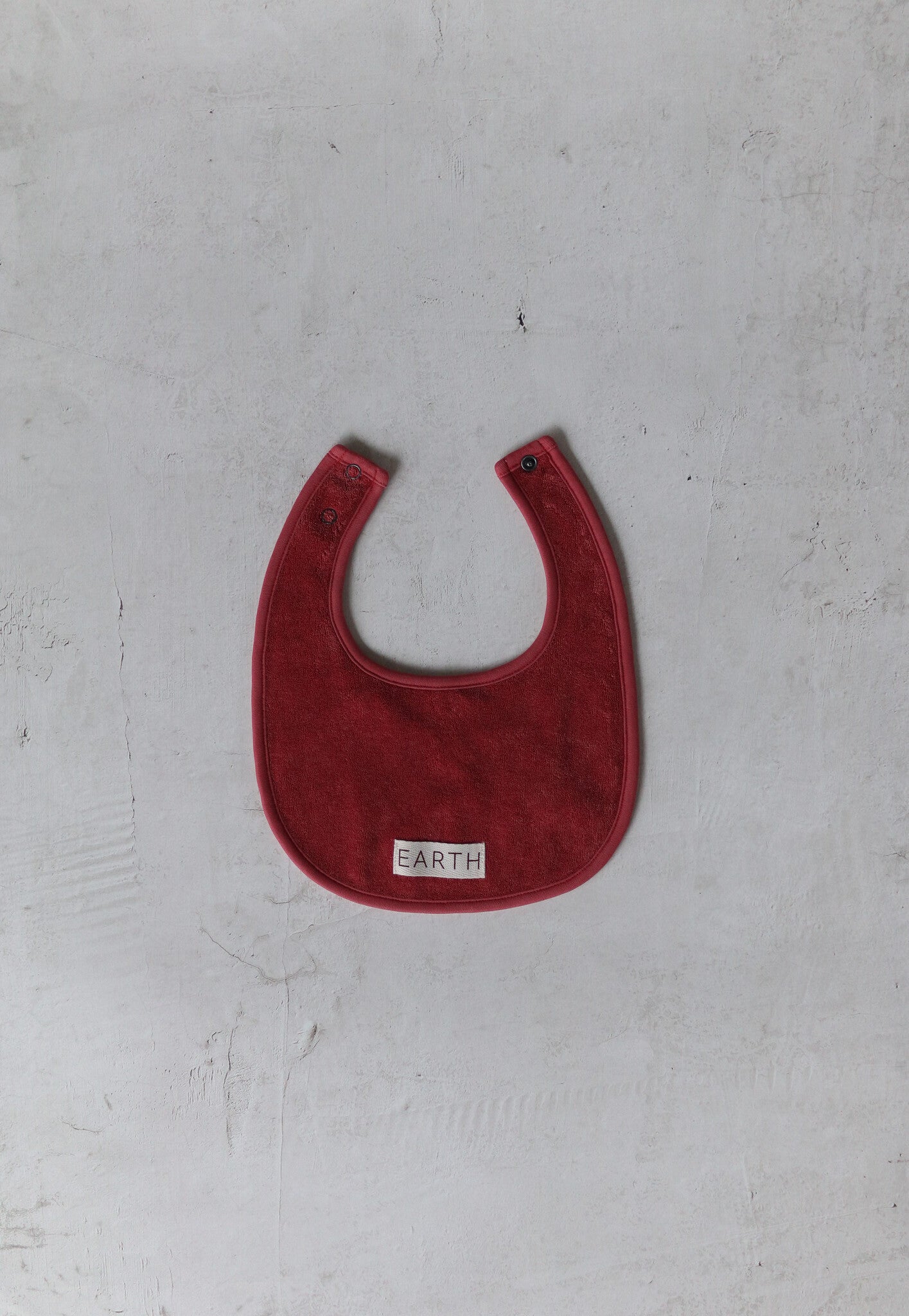 Organic Bib - Vintage Red