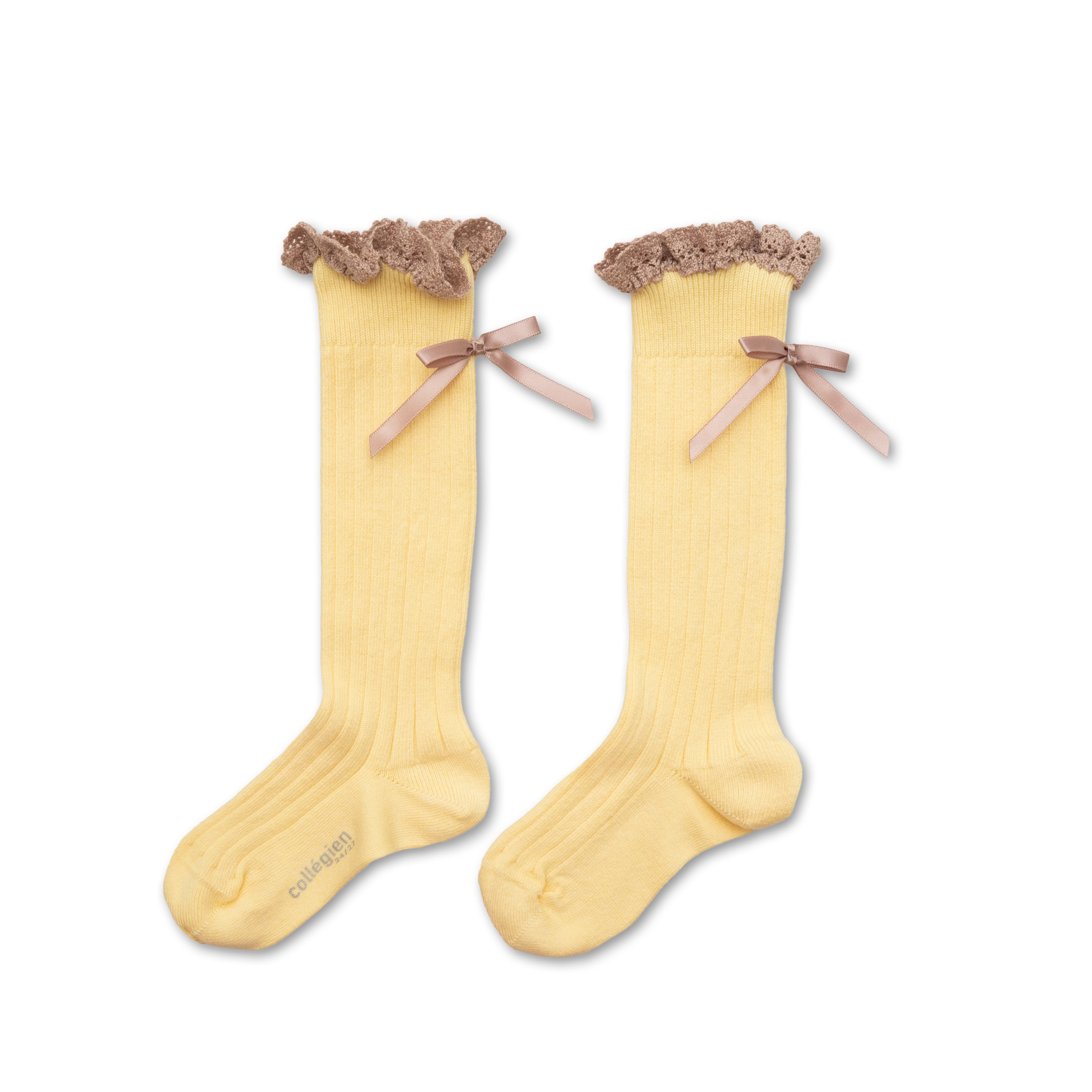 Collegien Domitille - Ribbed Knee-high Socks | Milomoo Baby