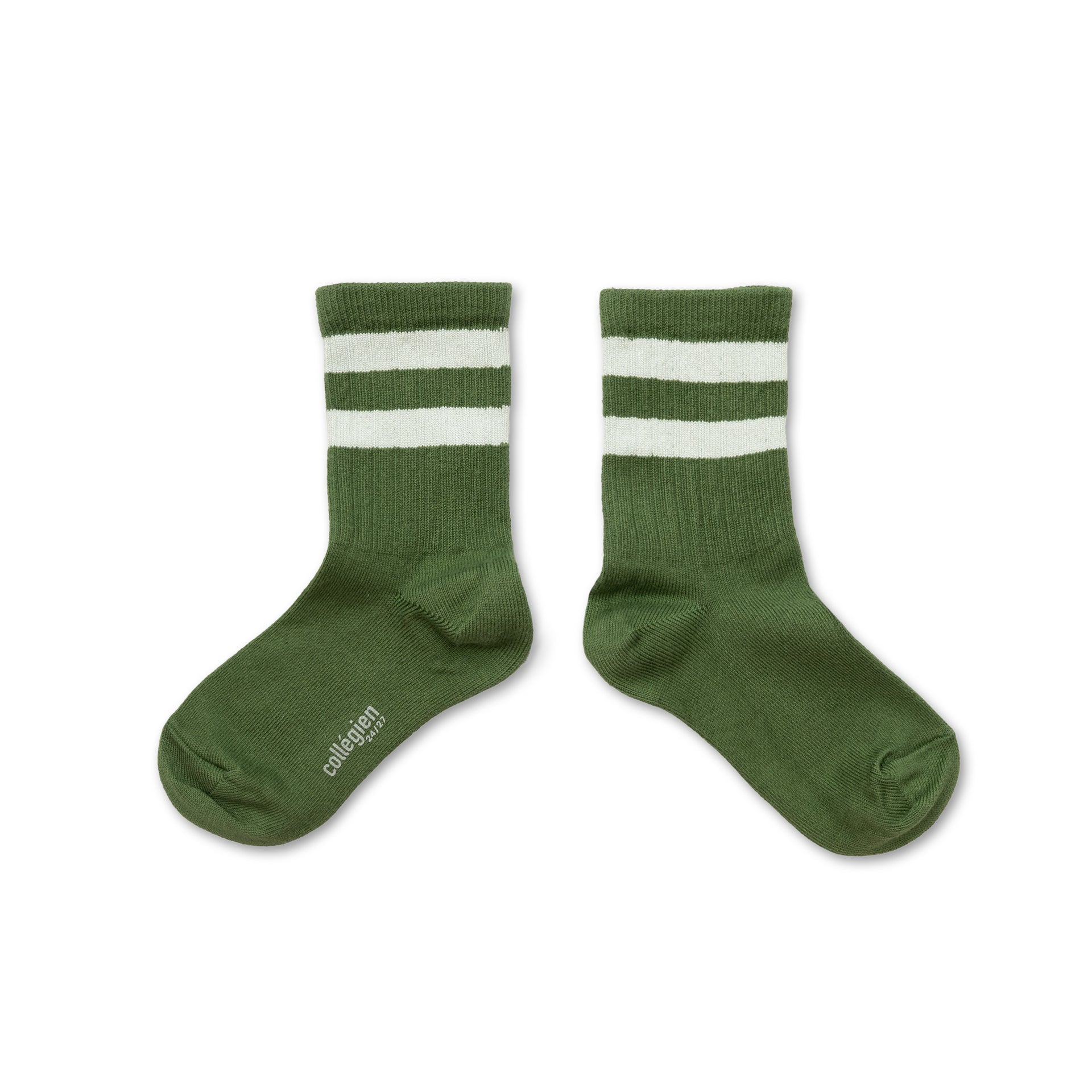Nico - Ribbed Varsity Crew Socks - Avocat