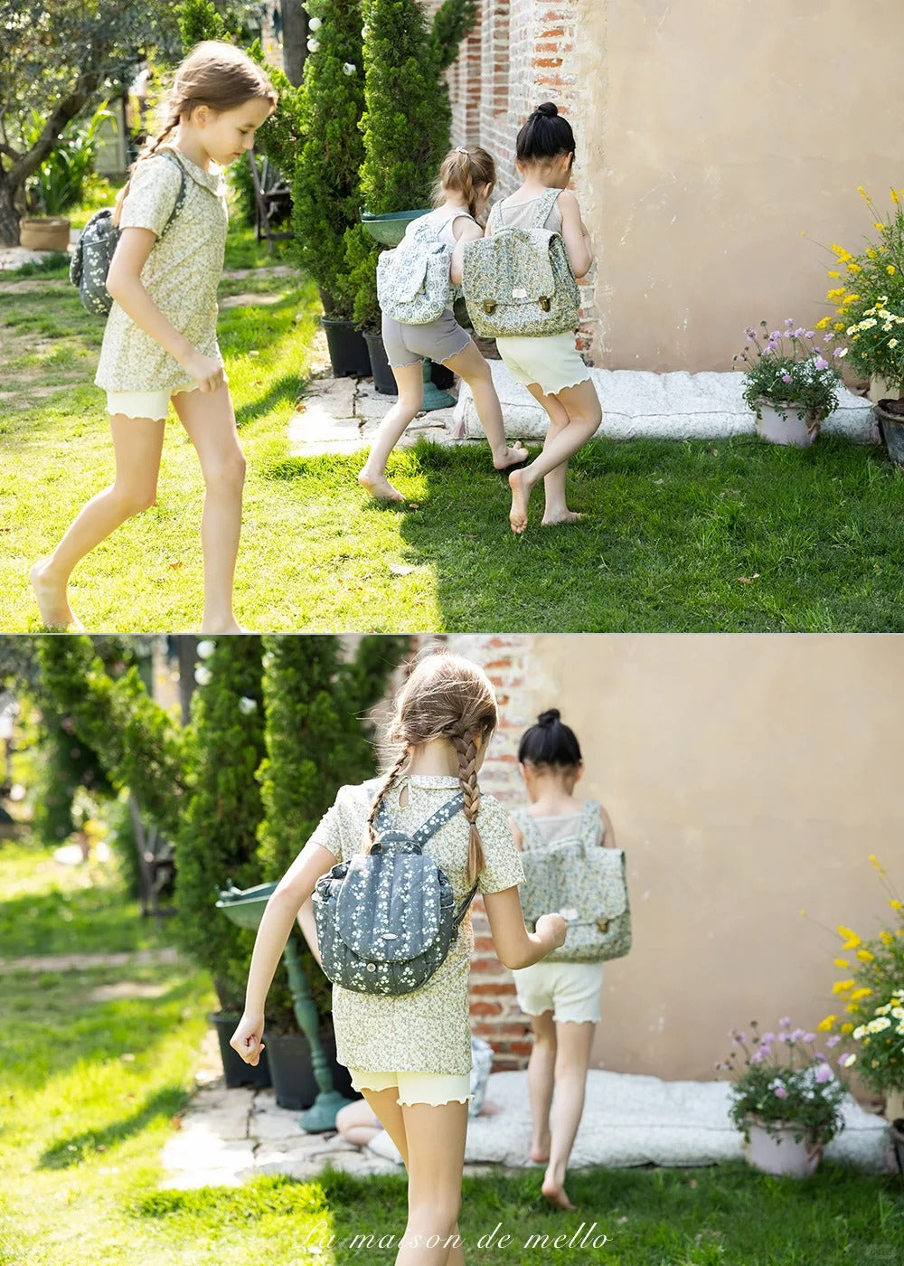 Chestnut Backpack Seagull Grey