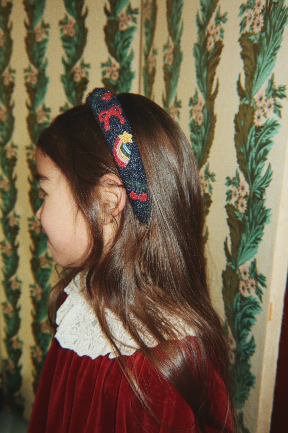 Beaded Hairbrace - Rainbow
