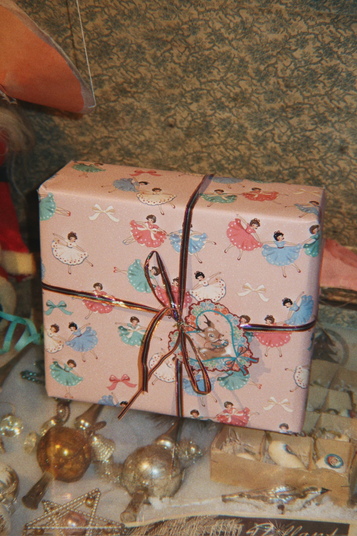 Wrapping Paper - Bow Ballerina Blush