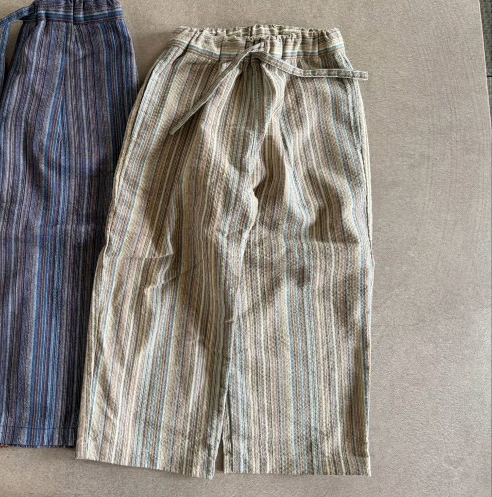 Stripe Pants Ivory