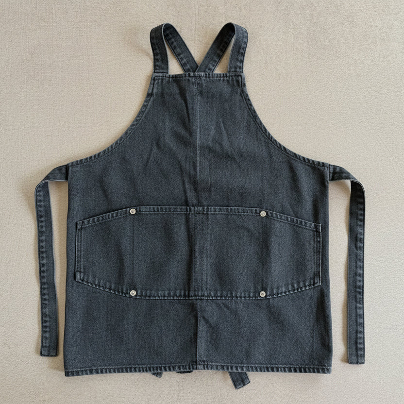 Denim Apron - Charcoal