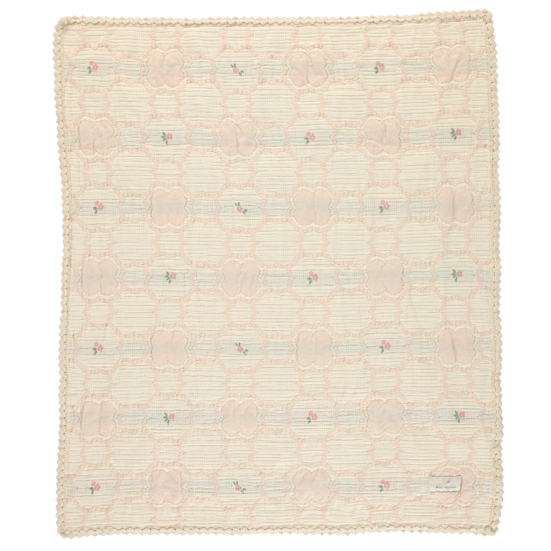Cleo Blanket Vintage Wallpaper Floral
