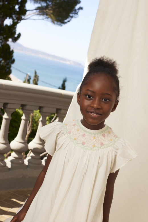 Luna Butterfly Dress Antique Lace