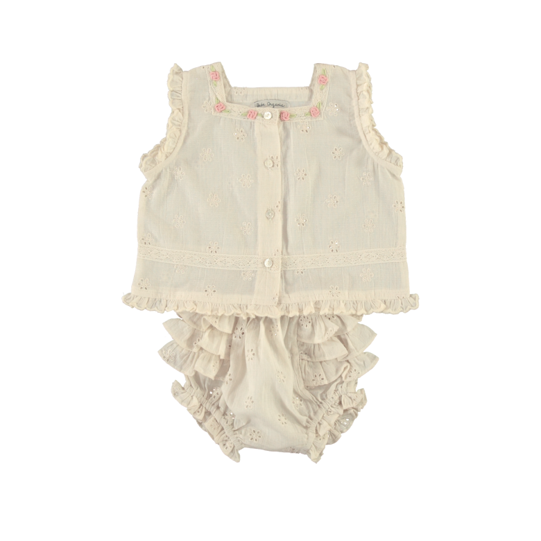 Luna Baby Set Antique Lace
