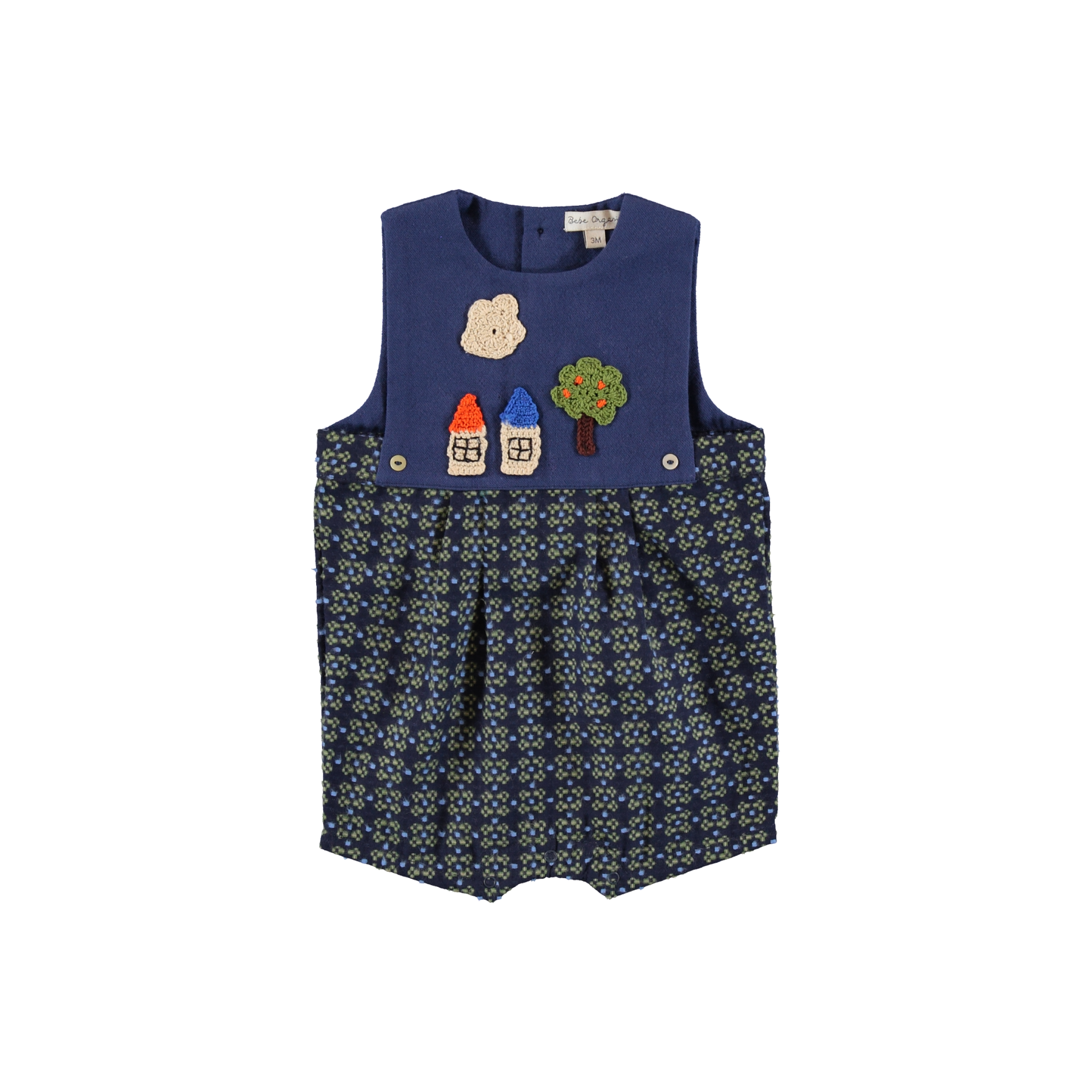 Anton Romper Midgnight Jaquard