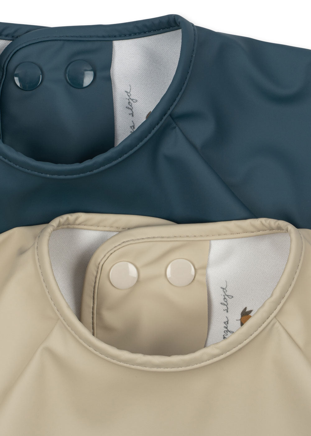 2 Pack Dinner Bib With Sleeves - Tiger Ruggito