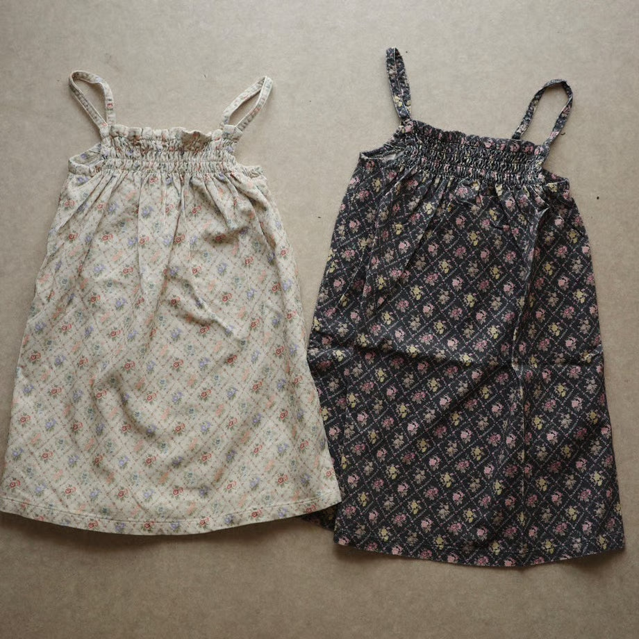 Floral Pattern Dress / 2 colors