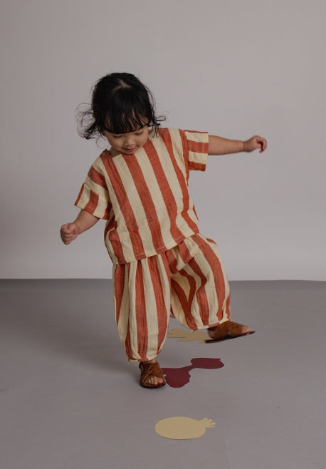 Tomato Stripes Resort Pants