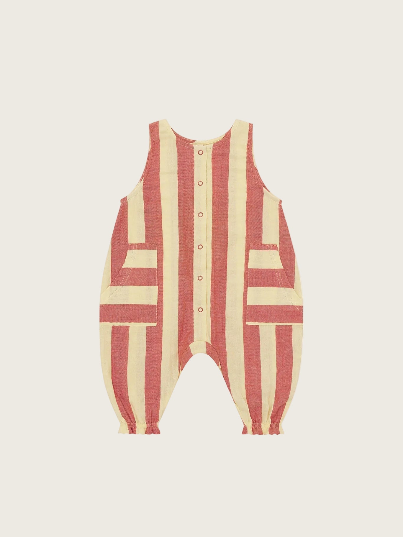 Tomato Stripes Jumpsuit