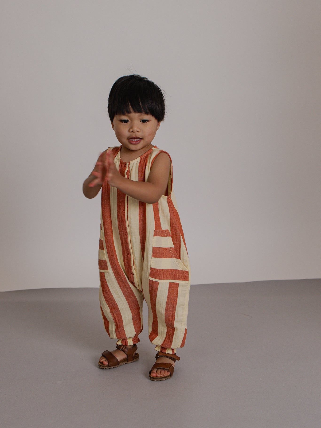 Tomato Stripes Jumpsuit