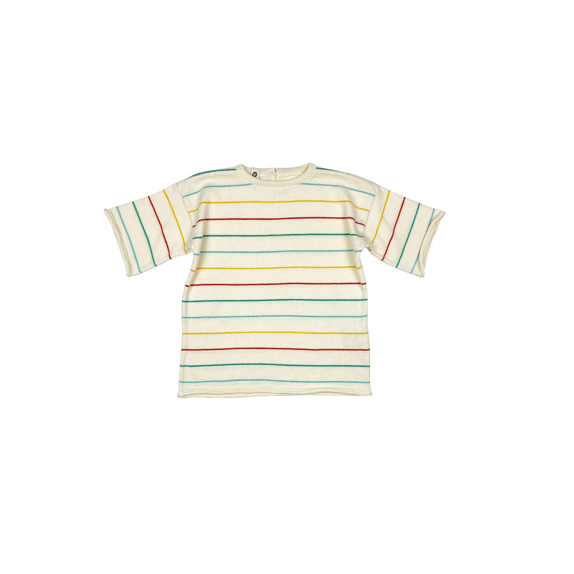 BOTANICAL STRIPES T-SHIRT