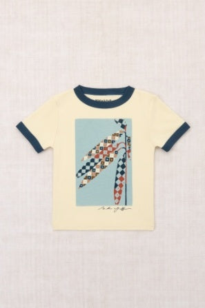 Harvest Ringer Tee - Shortbread