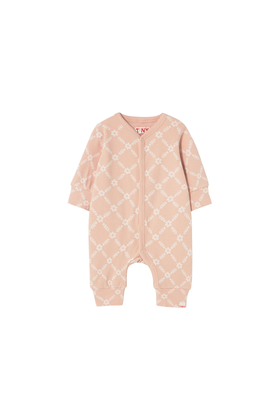 Flower Grid Rib One piece