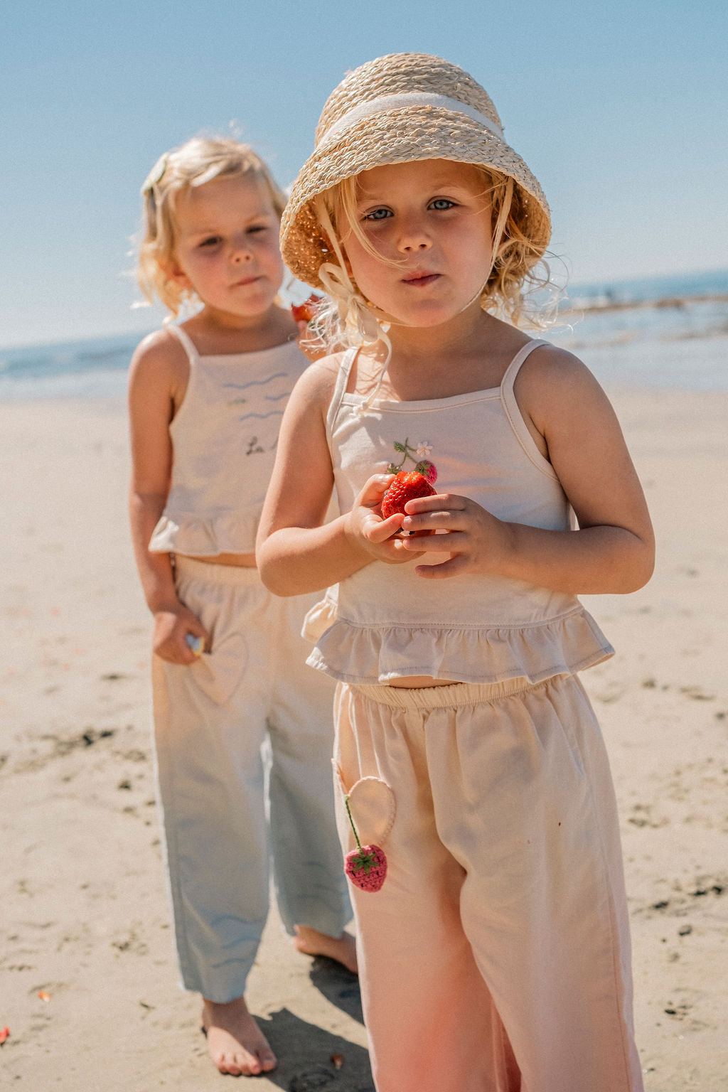 Wild Wawa Wide-Leg Pant Set in La Berry Club | Milomoo Baby
